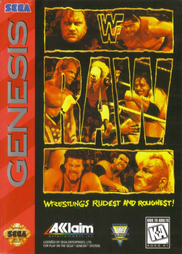 WWF Raw - (SG) SEGA Genesis [Pre-Owned] Video Games Acclaim   