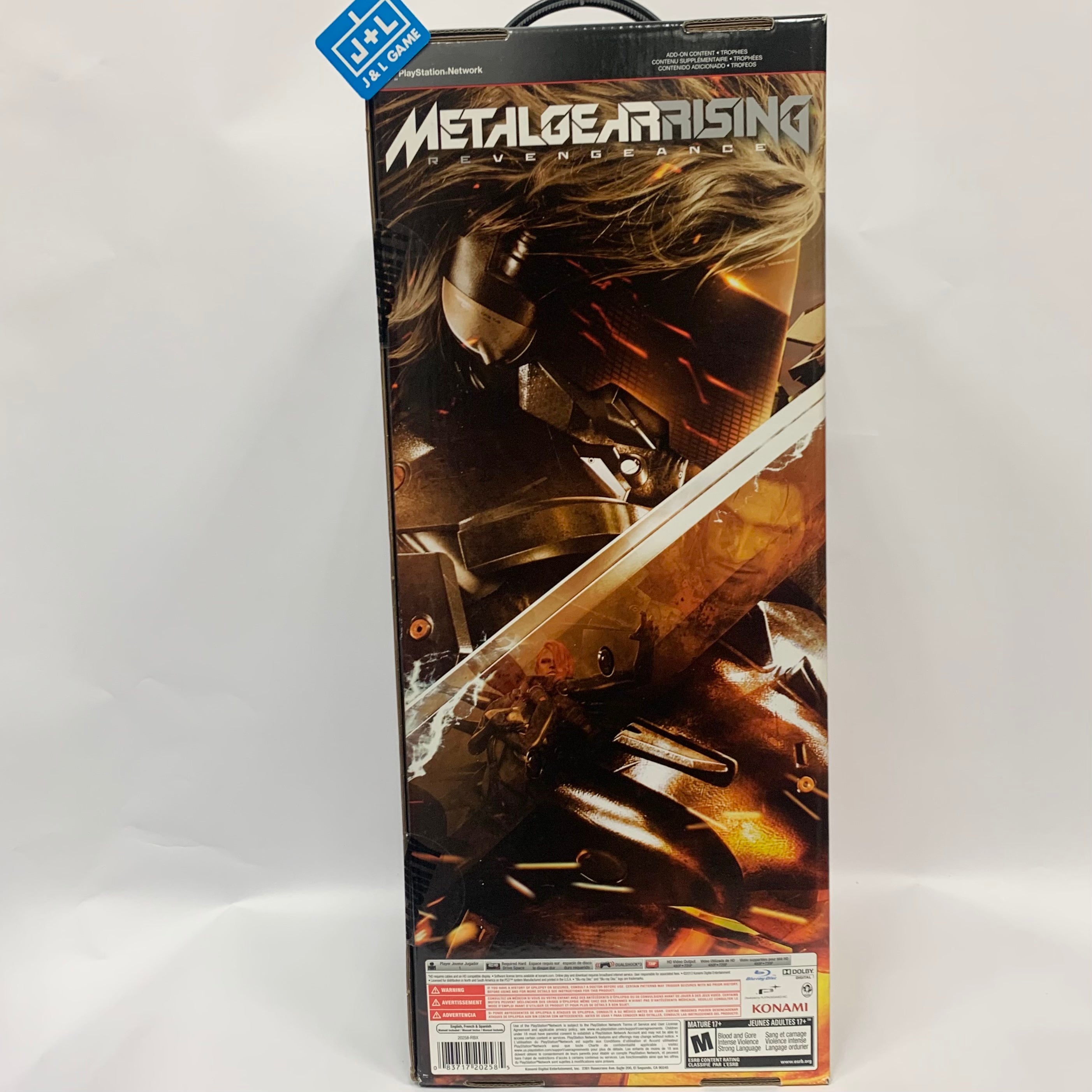 Metal Gear Rising Revengeance Limited Edition - (PS3) PlayStation 3 Video Games Konami   