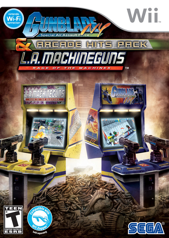 Gunblade NY & L.A. Machineguns Arcade Hits Pack - Nintendo Wii [Pre-Owned] Video Games Sega   