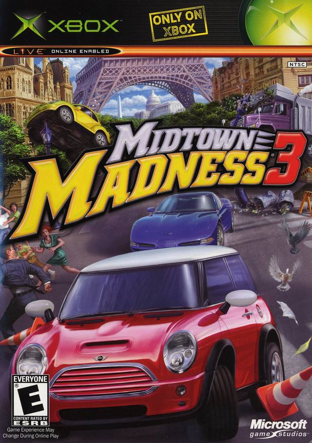 Midtown Madness 3 - Xbox Video Games Microsoft Game Studios   