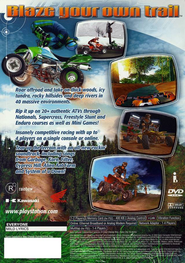 ATV Offroad Fury 2 - (PS2) PlayStation 2 [Pre-Owned] Video Games SCEA   