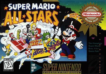 Super Mario All-Stars (Player's Choice) - (SNES) Super Nintendo [Pre-Owned] Video Games Nintendo   