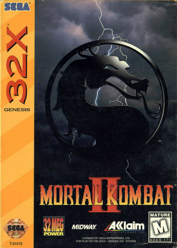 Mortal Kombat II - SEGA 32X [Pre-Owned] Video Games Acclaim   