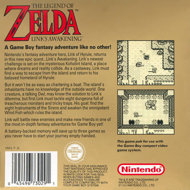 The Legend of Zelda: Link's Awakening - (GB) Game Boy [Pre-Owned] (European Import) Video Games Nintendo   