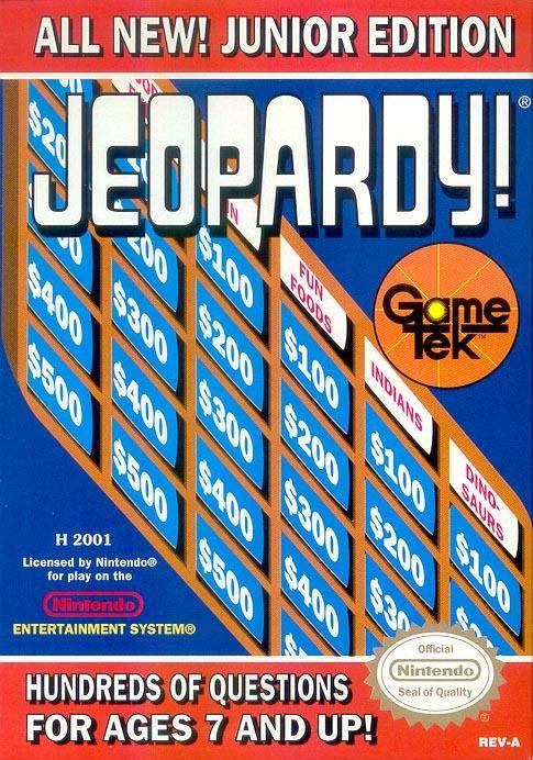 Jeopardy! Junior Edition - (NES) Nintendo Entertainment System [Pre-Owned] Video Games GameTek   