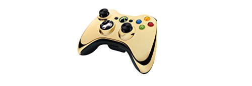 Microsoft Xbox 360 Chrome Series Wireless Controller (Gold) - Xbox 360 Accessories Microsoft   