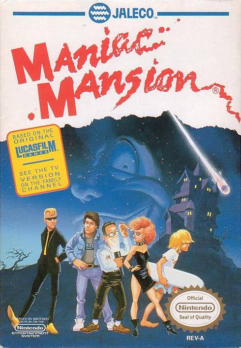 Maniac Mansion - (NES) Nintendo Entertainment System [Pre-Owned] Video Games Jaleco Entertainment   