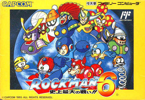 RockMan 6: Shijou Saidai no Tatakai!! - Nintendo Famicom (Japanese Import) [Pre-Owned] Video Games Capcom   