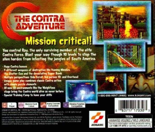 C: The Contra Adventure - (PS1) PlayStation 1 [Pre-Owned] Video Games Konami   