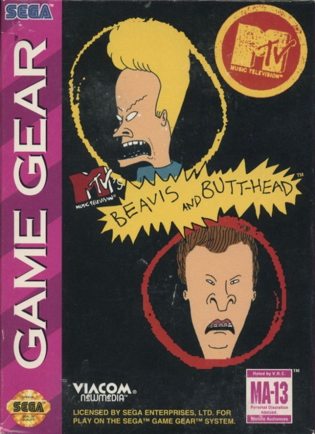 Beavis and Butt-head - (SGG) SEGA GameGear [Pre-Owned] Video Games Viacom New Media   