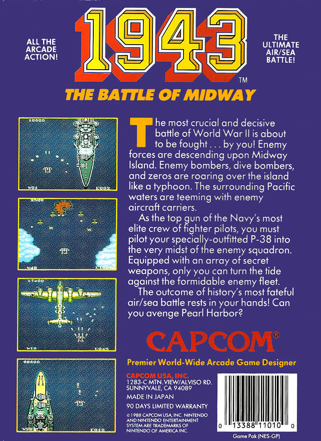 1943: The Battle of Midway - (NES) Nintendo Entertainment System [Pre-Owned] Video Games Capcom   