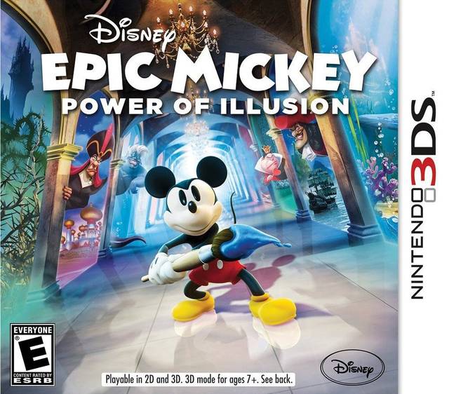 Disney Epic Mickey: The Power of Illusion - Nintendo 3DS [Pre-Owned] Video Games Disney Interactive Studios   