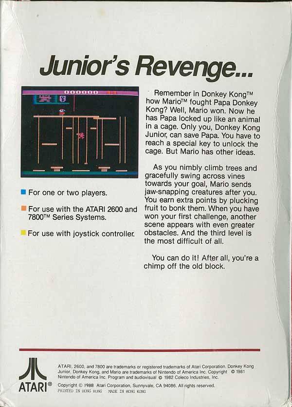 Donkey Kong Junior (Coleco) - Atari 2600 [Pre-Owned] Video Games Coleco   