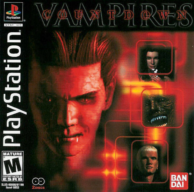 Countdown Vampires - (PS1) PlayStation 1 [Pre-Owned] Video Games Bandai   