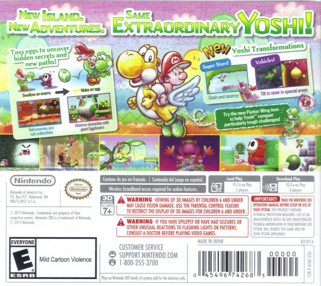 Yoshi's New Island - Nintendo 3DS [Pre-Owned] Video Games Nintendo   