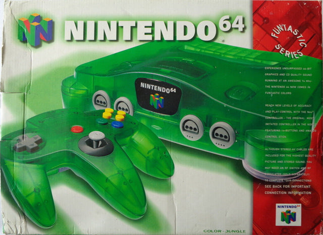 Nintendo 64 Hardware Console (Jungle Green) - (N64) Nintendo 64 [Pre-Owned] CONSOLE Nintendo   