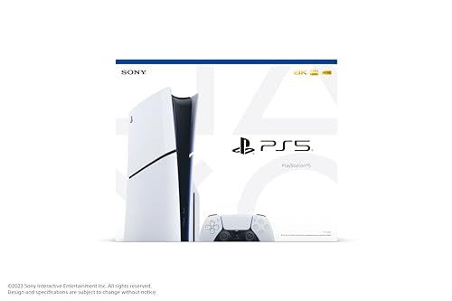 SONY PlayStation 5 Slim Disc Edition Console (CFI-2015) - (PS5) PlayStation 5 Video Games PlayStation   