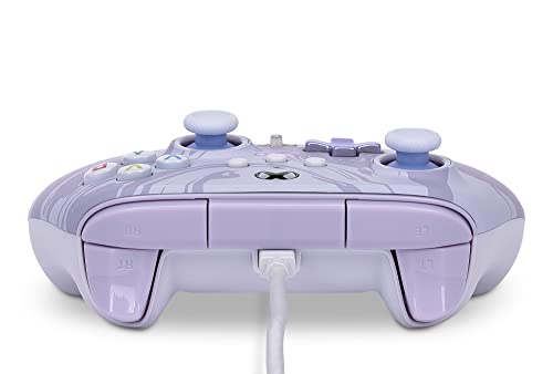 PowerA Enhanced Wired Controller (Lavender Swirl) - (XSX) Xbox Series X Accessories PowerA   