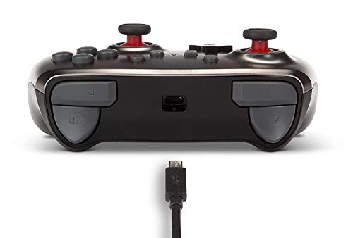 PowerA Enhanced Wired Controller (Mario Silver) - (NSW) Nintendo Switch Accessories PowerA   