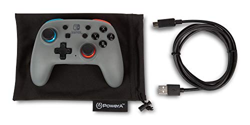 PowerA Enhanced Wireless Controller (Nano Grey Neon) - (NSW) Nintendo Switch Accessories PowerA   