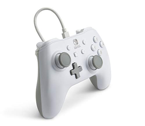 PowerA Wired Controller (White) - (NSW) Nintendo Switch Accessories PowerA   