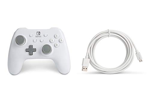 PowerA Wired Controller (White) - (NSW) Nintendo Switch Accessories PowerA   