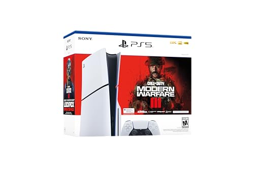 SONY PlayStation 5 Slim Disc Edition Console (Call of Duty® Modern Warfare® III Bundle) - (PS5) Playstation 5 Consoles Sony   