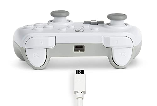 PowerA Wired Controller (White) - (NSW) Nintendo Switch Accessories PowerA   