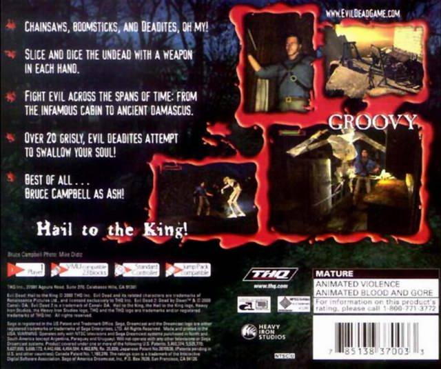 Evil Dead: Hail to the King - (DC) SEGA Dreamcast [Pre-Owned] Video Games THQ   