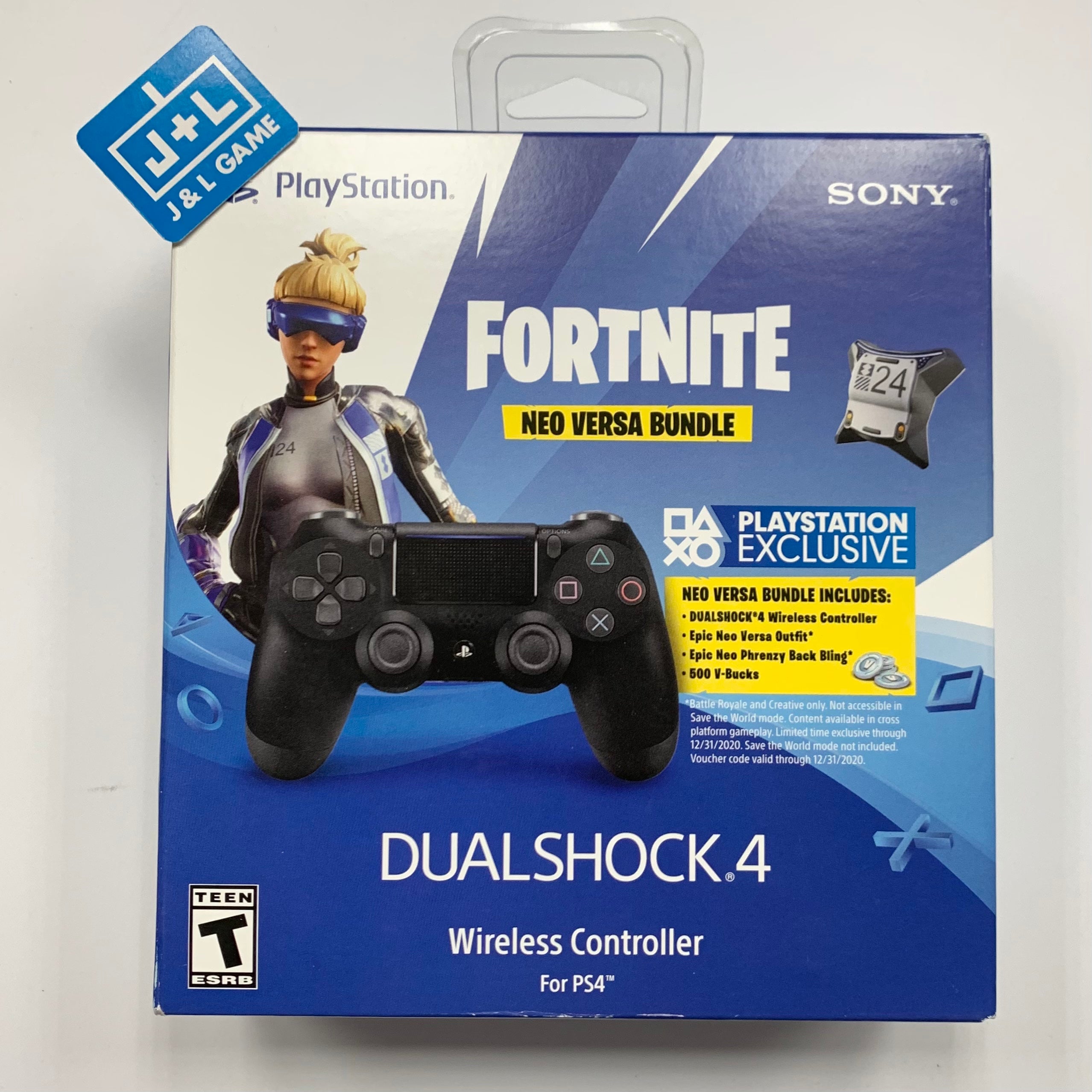 SONY DualShock 4 Wireless Controller (Fortnite Jet Black) - (PS4) PlayStation 4 Consoles SONY   