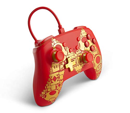 PowerA Enhanced Wired Controller (Golden Mario) - (NSW) Nintendo Switch Accessories PowerA   