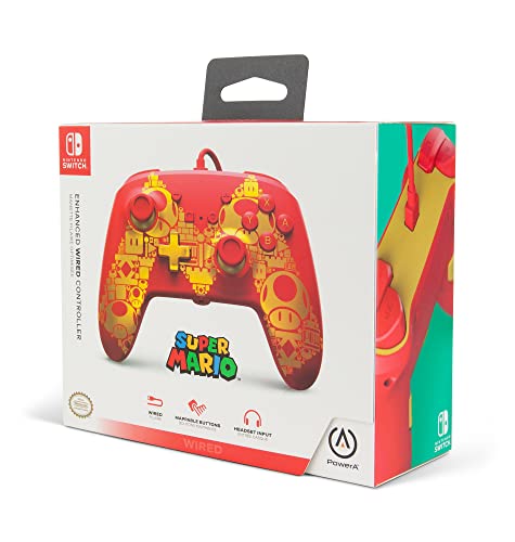 PowerA Enhanced Wired Controller (Golden Mario) - (NSW) Nintendo Switch Accessories PowerA   