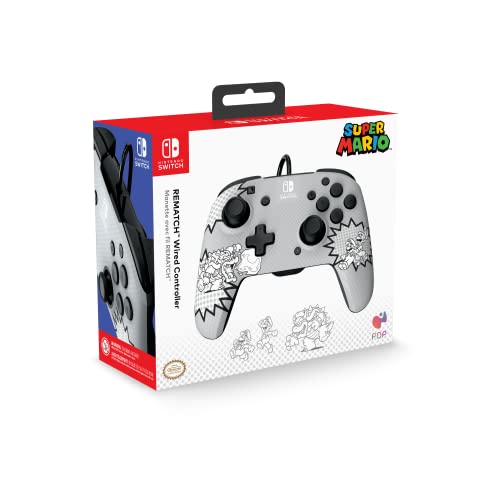 PDP REMATCH Wired Controller (Comic Attack) - (NSW) Nintendo Switch Accessories PDP   