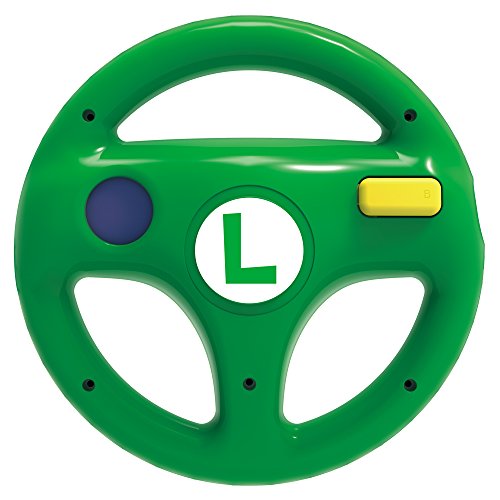 HORI Mario Kart 8 Racing Wheel (Luigi) - Nintendo Wii U Accessories HORI   