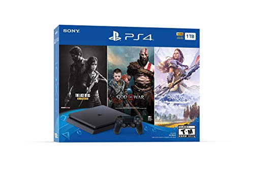 SONY PlayStation 4 Slim 1TB Console - Three Free Games Bundle - (PS4) PlayStation 4 Video Games Playstation   