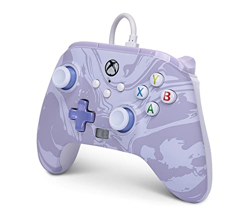 PowerA Enhanced Wired Controller (Lavender Swirl) - (XSX) Xbox Series X Accessories PowerA   