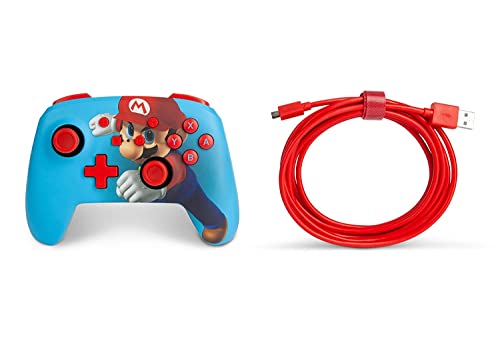 PowerA Enhanced Wired Controller (Mario Punch) - (NSW) Nintendo Switch Accessories PowerA   