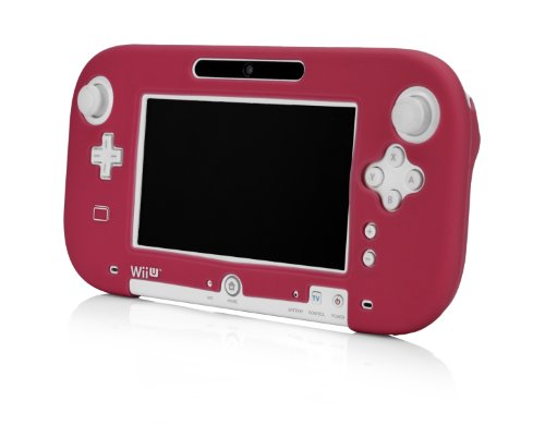 PDP Wii U Gamepad Silicone Jacket (Red) - Nintendo Wii U Video Games Performance Designed Products   