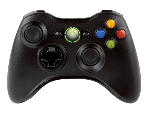 Microsoft Xbox 360 Wireless Controller - Glossy Black - Xbox 360 Accessories Microsoft   