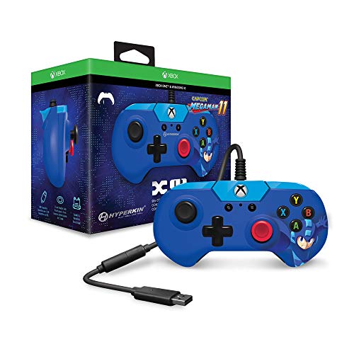 Hyperkin X91 Wired Controller for Xbox One/ Windows 10 PC (Mega Man 11 Limited Edition) - Officially Licensed By Capcom - (XB1) Xbox One Accessories Hyperkin   