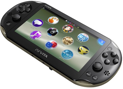 Sony PlayStation Vita 2000 Wi-Fi (Black/Khaki) - (PSV) PlayStation Vita [Pre-Owned] (Japanese Import) Video Games Sony   