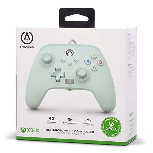 PowerA Enhanced Wired Controller (Cotton Candy Blue) - (XSX) Xbox Series X Accessories PowerA   