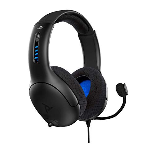 PDP Gaming LVL50 Wired Headset (Black) - (PS4) Playstation 4 Accessories PDP   