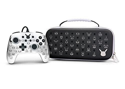 PowerA Enhanced Wired Controller (Pikachu Black & Silver) - (NSW) Nintendo Switch Accessories PowerA   