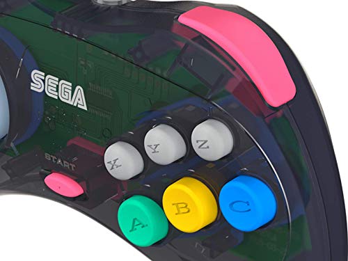 Retro-Bit Official Sega Saturn USB Controller Pad (Model 2) - USB Port (Slate Grey) Accessories Retro-Bit   