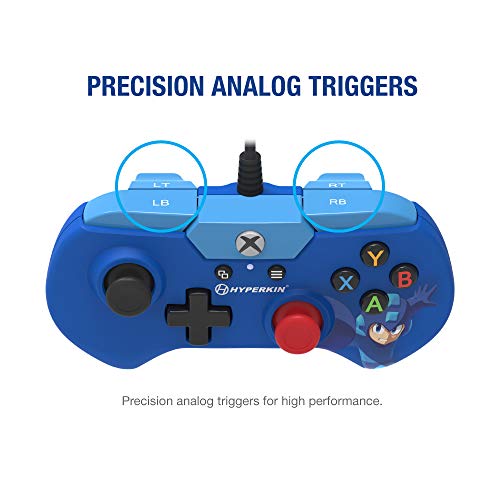 Hyperkin X91 Wired Controller for Xbox One/ Windows 10 PC (Mega Man 11 Limited Edition) - Officially Licensed By Capcom - (XB1) Xbox One Accessories Hyperkin   