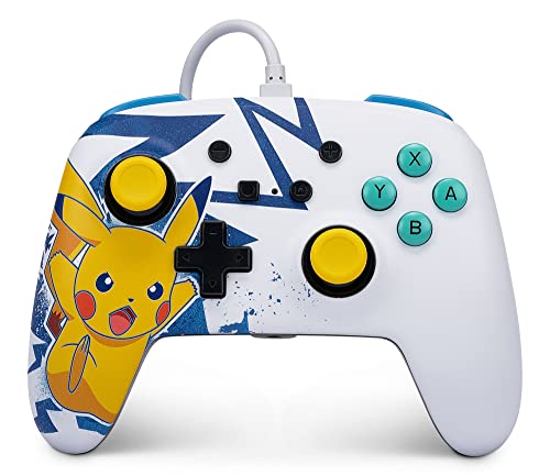 PowerA Enhanced Wired Controller (Pikachu High Voltage) - (NSW) Nintendo Switch ACCESSORIES PowerA   