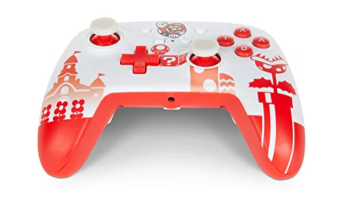 PowerA Enhanced Wired Controller (Mario Red/White) - (NSW) Nintendo Switch Accessories PowerA   