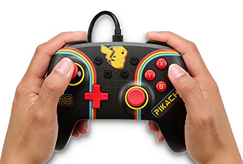 PowerA Enhanced Wired Controller (Pikachu Arcade) - (NSW) Nintendo Switch Accessories PowerA   