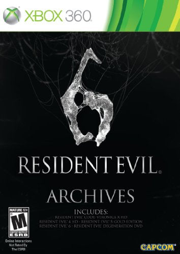 Resident Evil 6 Archives - Xbox 360 [Pre-Owned] Video Games Capcom   